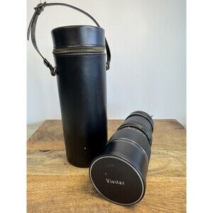 Vivitar Lens 75-260mm 1 4.5 Auto Zoom Camera Attachment Black Made In Japan